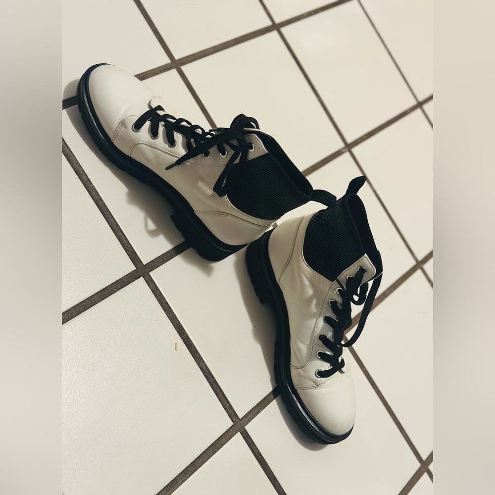 🤍KENNETH COLE white leather boots - Picture 4 of 14